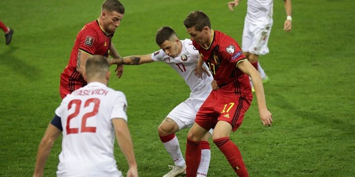 Беларусь — Бельгия. Прогноз на матч квалификации Чемпионата мира (8 сентября 2021 года)
Беларусь — Бельгия. Прогноз на матч квалификации Чемпионата мира (8 сентября 2021 года)