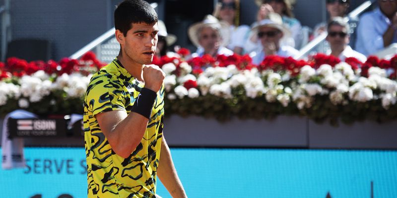 Карлос Алькарас Гарфия — Борна Чорич. Прогноз на матч ATP Мадрид (5 мая 2023 года)
Карлос Алькарас Гарфия — Борна Чорич. Прогноз на матч ATP Мадрид (5 мая 2023 года)